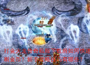 打金火龙传奇私服下载后如何快速刷金币?新手攻略技巧有哪些? 打金火龙传奇私服下载后如何快速刷金币?新手攻略技巧有哪些?
