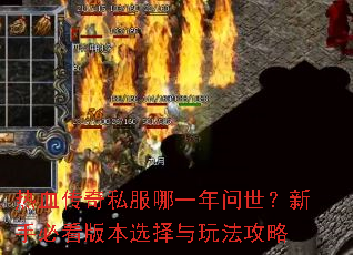 热血传奇私服哪一年问世?新手必看版本选择与玩法攻略 热血传奇私服哪一年问世?新手必看版本选择与玩法攻略
