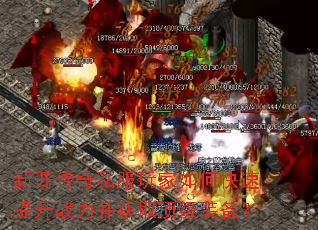 新开传奇私服玩家如何快速提升战力并获取顶级装备? 新开传奇私服玩家如何快速提升战力并获取顶级装备?