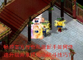 畅游官方传奇私服新手如何快速升级并掌握高级战斗技巧? 畅游官方传奇私服新手如何快速升级并掌握高级战斗技巧?