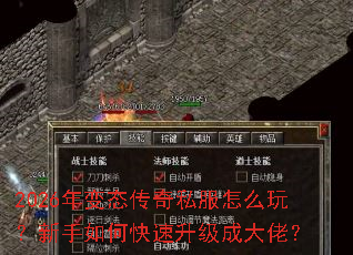 2026年变态传奇私服怎么玩?新手如何快速升级成大佬? 2026年变态传奇私服怎么玩?新手如何快速升级成大佬?