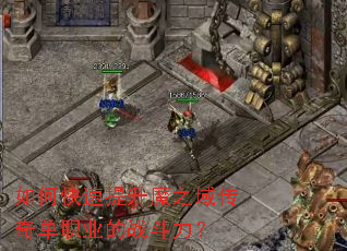 如何快速提升魔之域传奇单职业的战斗力? 如何快速提升魔之域传奇单职业的战斗力?