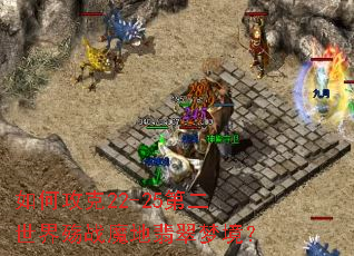 ��ι���22-25�ڶ�������սħ������ξ���