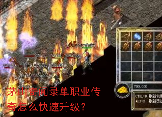 茅山奇闻录单职业传奇怎么快速升级? 茅山奇闻录单职业传奇怎么快速升级?