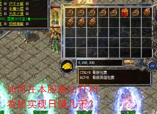 如何在本服靠切打和看脸实现日赚几千? 如何在本服靠切打和看脸实现日赚几千?