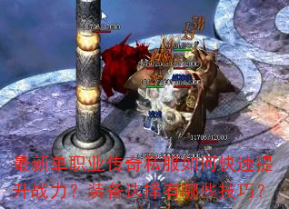 最新单职业传奇私服如何快速提升战力?装备选择有哪些技巧? 最新单职业传奇私服如何快速提升战力?装备选择有哪些技巧?