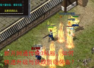 新开网通传奇3私服,如何快速升级与获取顶级装备? 新开网通传奇3私服,如何快速升级与获取顶级装备?