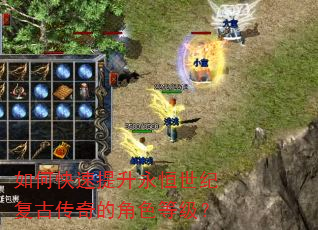 如何快速提升永恒世纪复古传奇的角色等级? 如何快速提升永恒世纪复古传奇的角色等级?