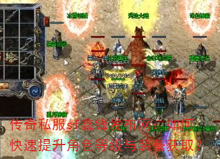 传奇私服sf鑫锋发布网:如何快速提升角色等级与装备获取? 传奇私服sf鑫锋发布网:如何快速提升角色等级与装备获取?
