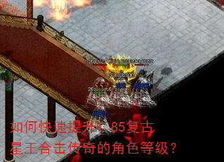 如何快速提升1.85复古星王合击传奇的角色等级? 如何快速提升1.85复古星王合击传奇的角色等级?