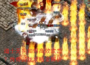 道士无狗如何高效攻击?传奇游戏攻略全解析 道士无狗如何高效攻击?传奇游戏攻略全解析