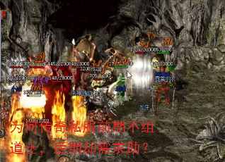 为何传奇私服前期不组道士,后期却需求助? 为何传奇私服前期不组道士,后期却需求助?