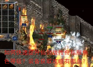如何快速提升仙剑版传奇私服角色等级?装备获取攻略有哪些? 如何快速提升仙剑版传奇私服角色等级?装备获取攻略有哪些?