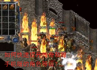 如何快速提升传奇私服手机版的角色等级? 如何快速提升传奇私服手机版的角色等级?