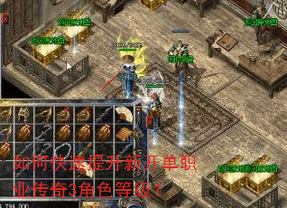 如何快速提升新开单职业传奇3角色等级? 如何快速提升新开单职业传奇3角色等级?