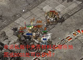 命运私服中天界材料在哪些地图或BOSS处可以获得? 命运私服中天界材料在哪些地图或BOSS处可以获得?