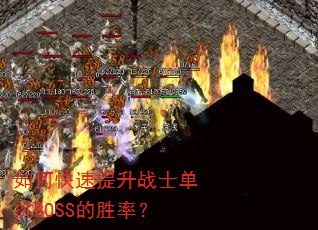 如何快速提升战士单挑BOSS的胜率? 如何快速提升战士单挑BOSS的胜率?