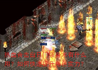 热血合击白日门强身术有什么用?如何快速提升角色实力? 热血合击白日门强身术有什么用?如何快速提升角色实力?